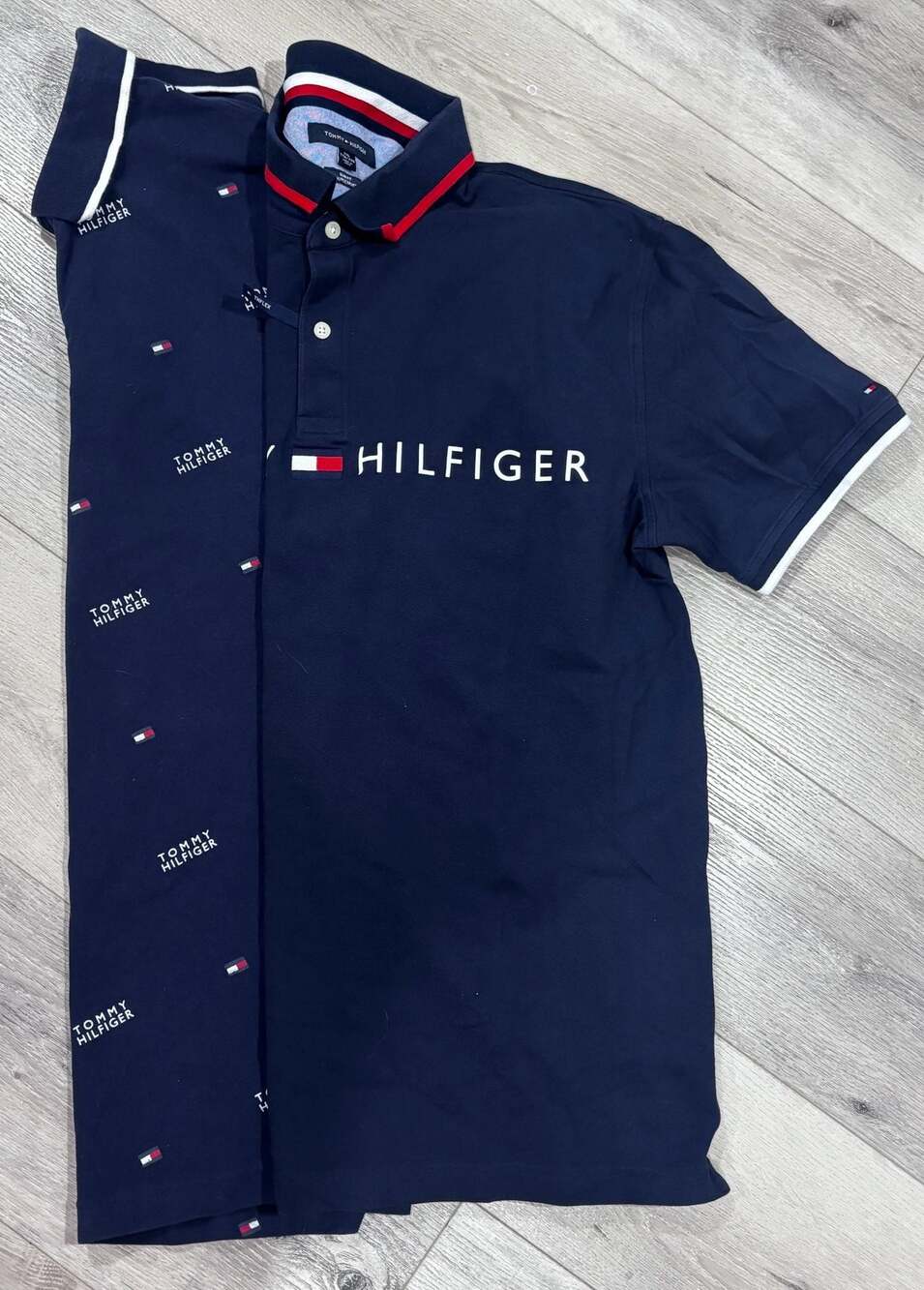 Tommy Hilfiger Polo Bundle Men’s 2XL XXL Slim Fit Navy Golf Preppy Shirts